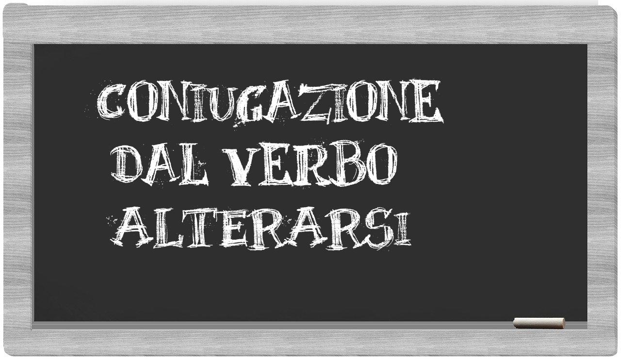 ¿alterarsi en sílabas?