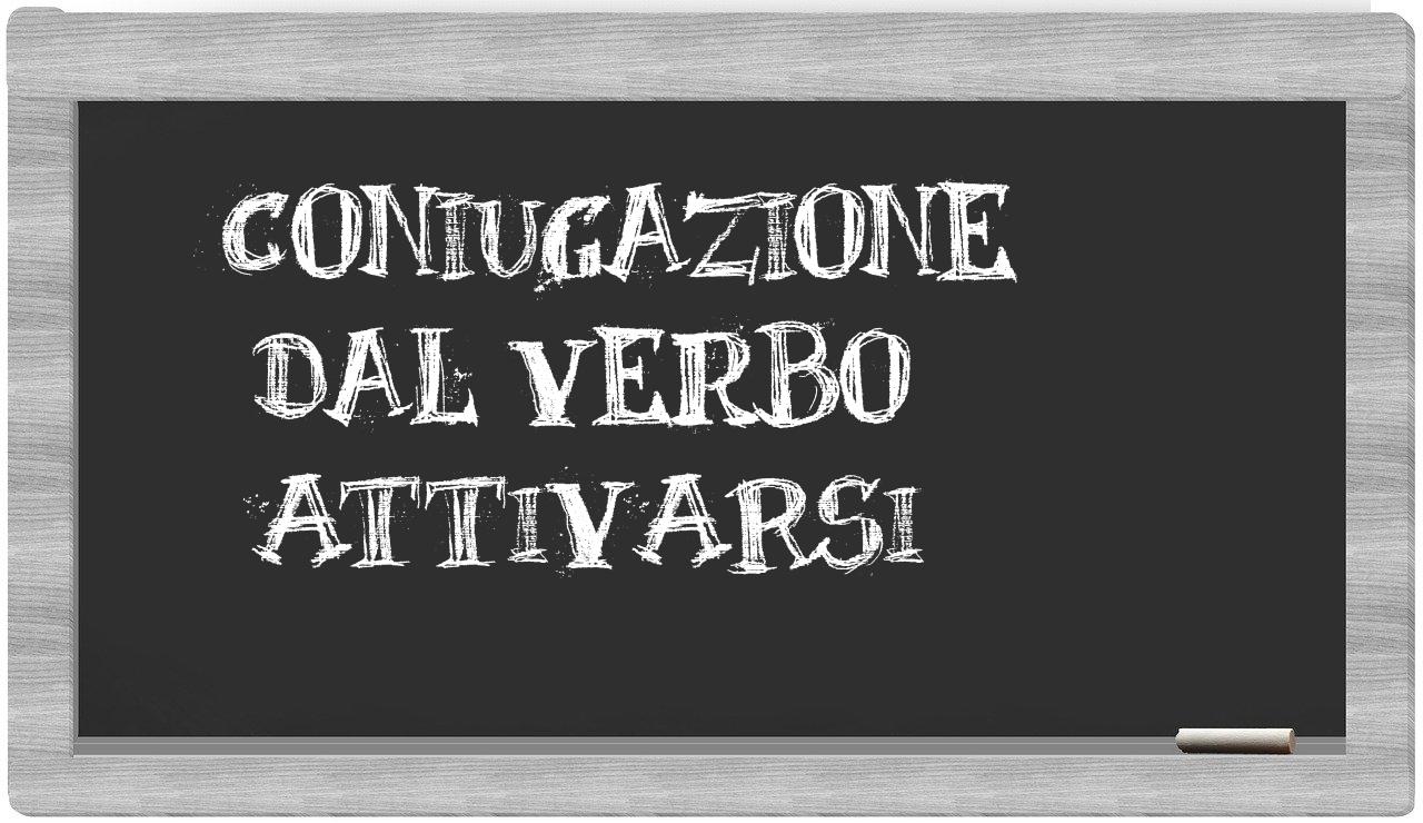 ¿attivarsi en sílabas?