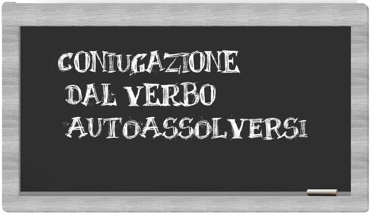 ¿autoassolversi en sílabas?
