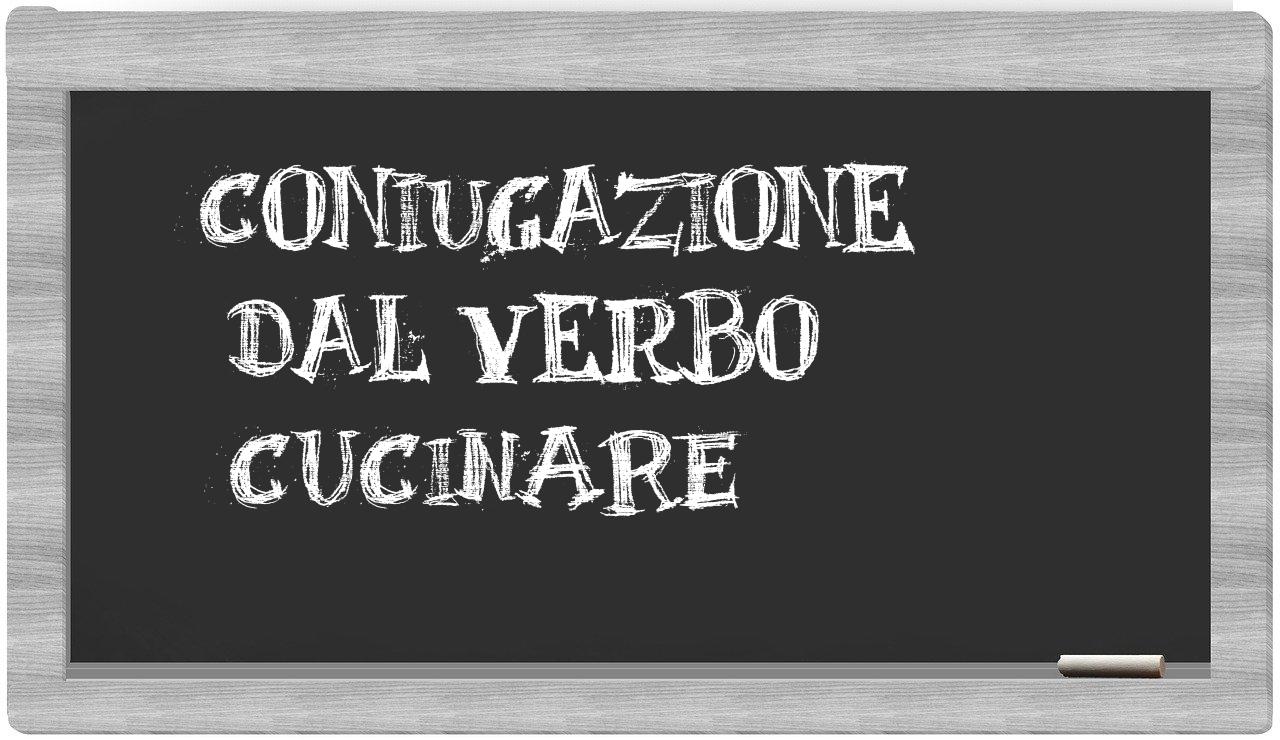 ¿cucinare en sílabas?