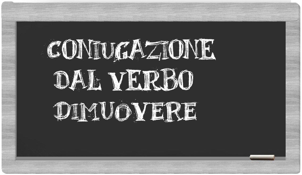 ¿dimuovere en sílabas?