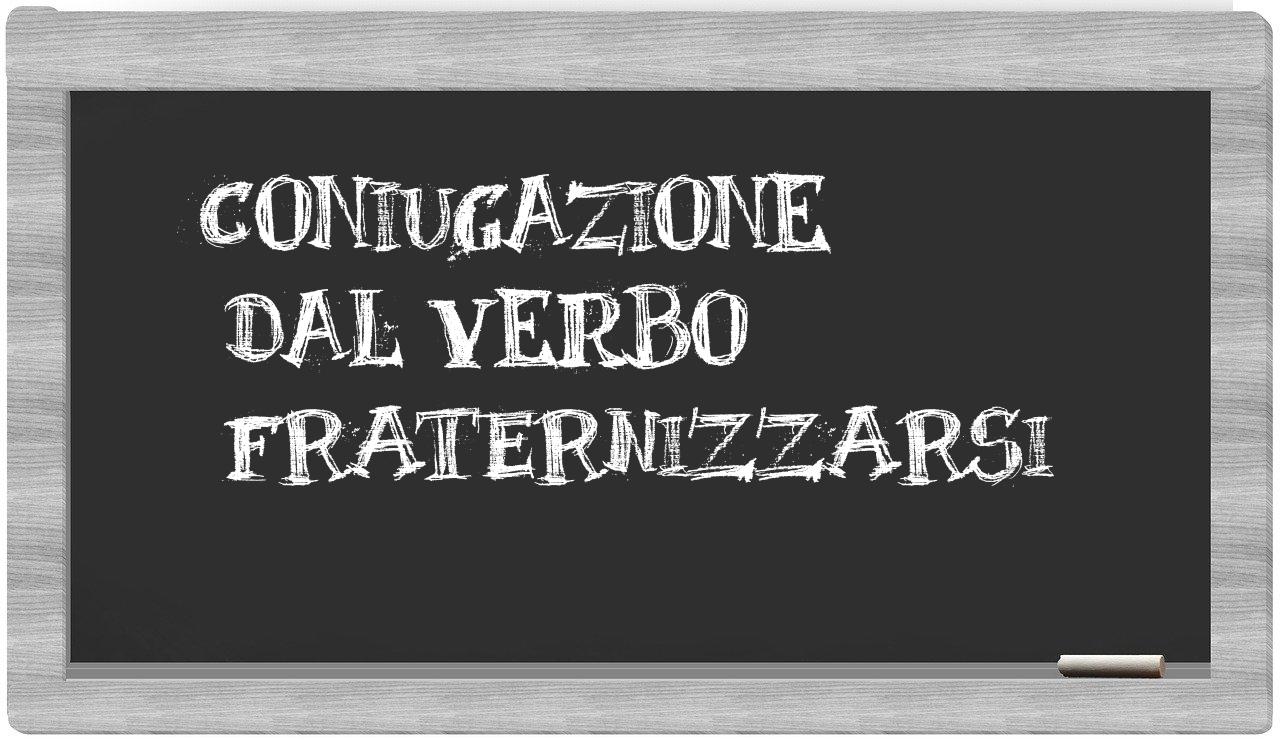 ¿fraternizzarsi en sílabas?