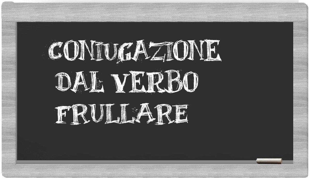 ¿frullare en sílabas?