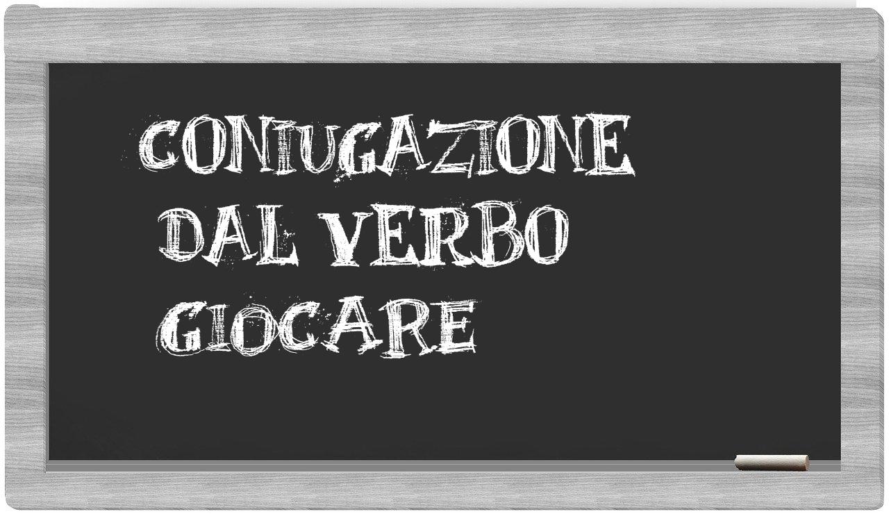 ¿giocare en sílabas?