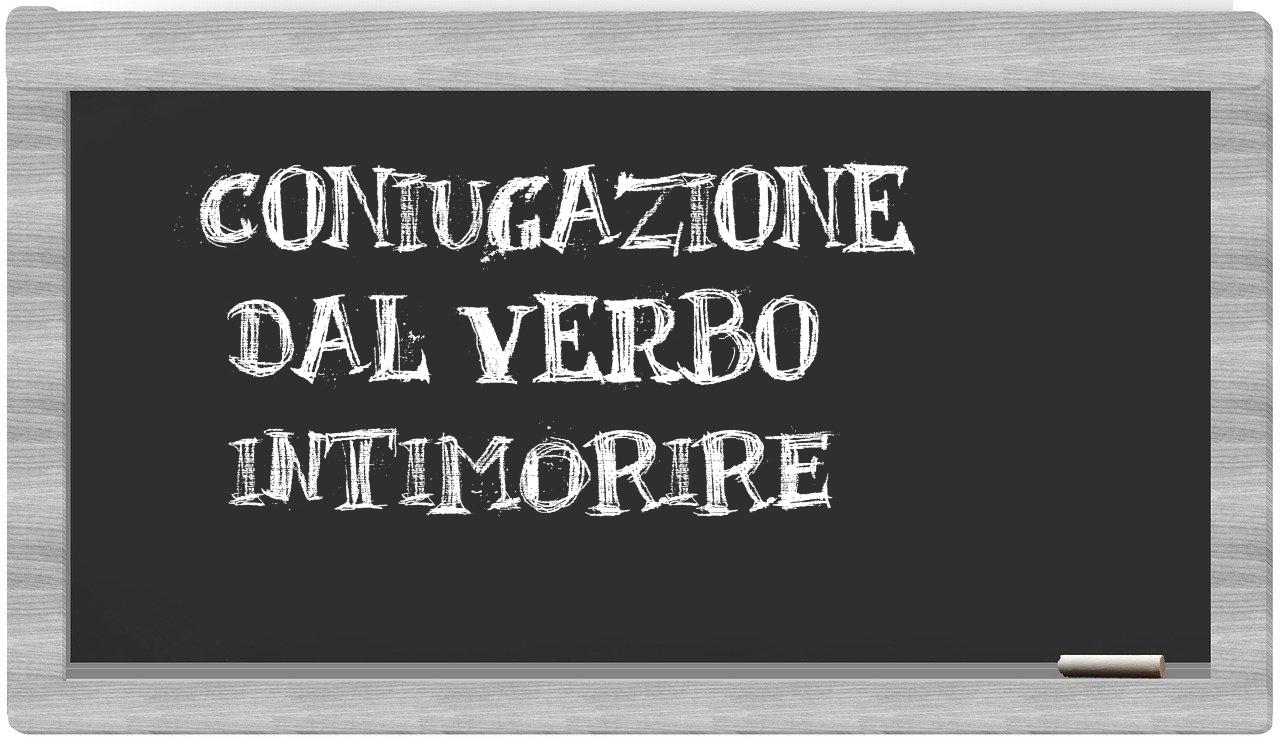 ¿intimorire en sílabas?
