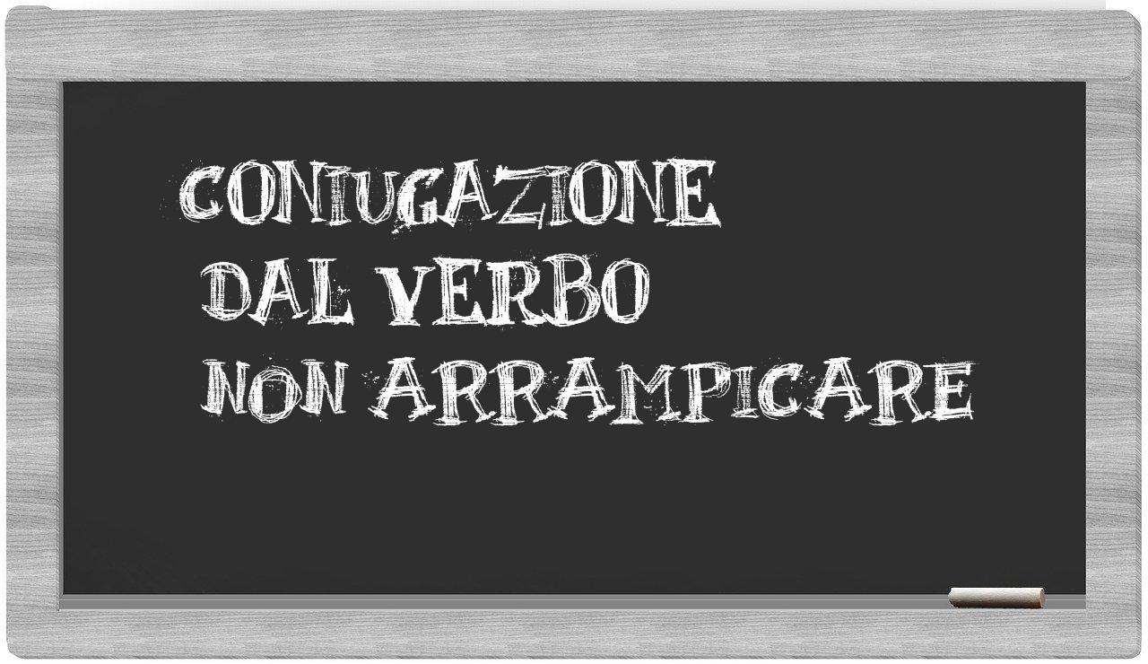 ¿non arrampicare en sílabas?