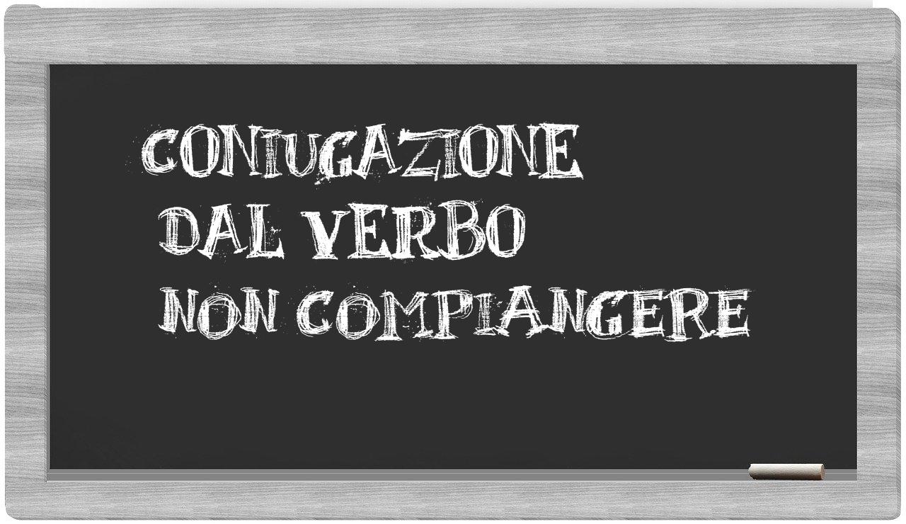 ¿non compiangere en sílabas?