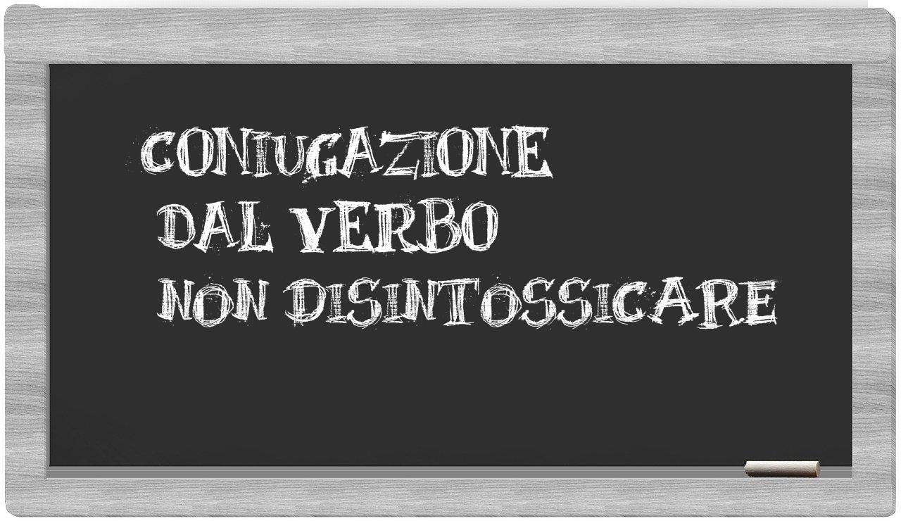 ¿non disintossicare en sílabas?
