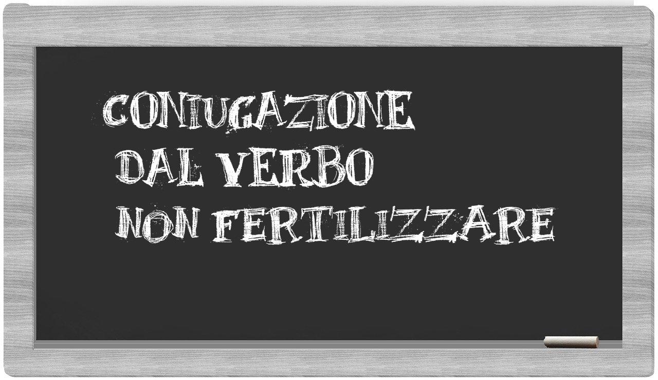 ¿non fertilizzare en sílabas?