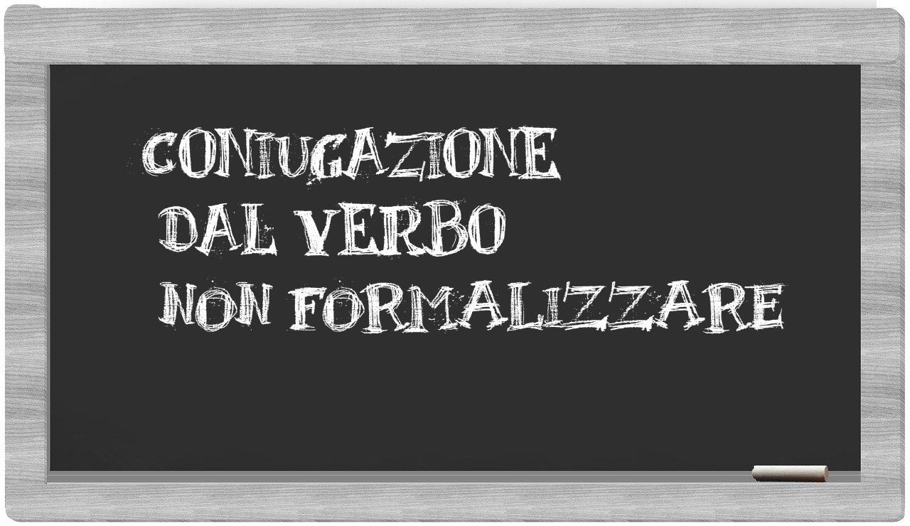 ¿non formalizzare en sílabas?