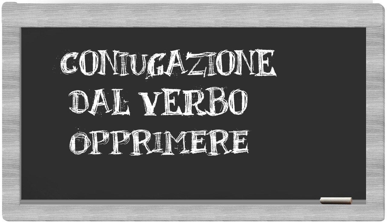 ¿opprimere en sílabas?