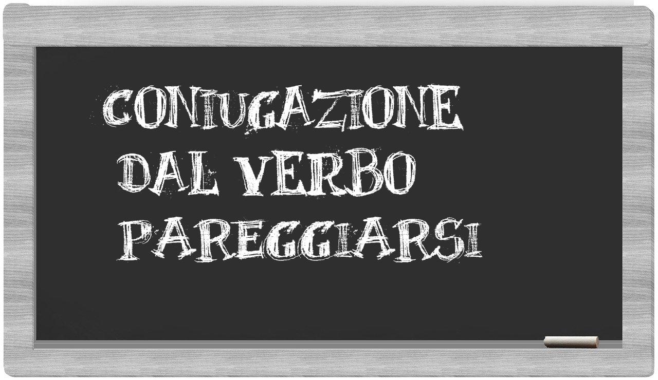 ¿pareggiarsi en sílabas?