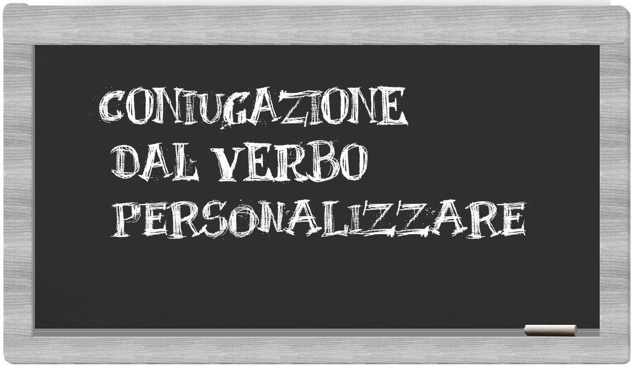 ¿personalizzare en sílabas?