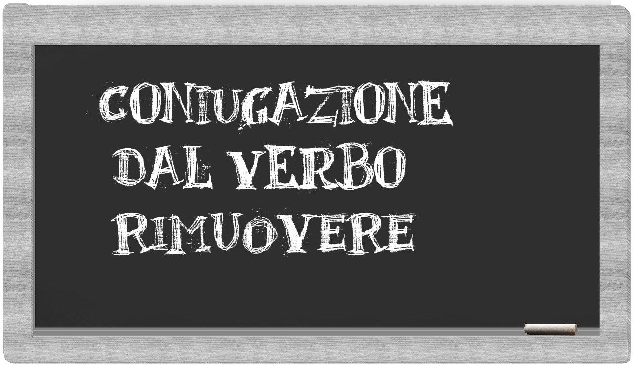¿rimuovere en sílabas?