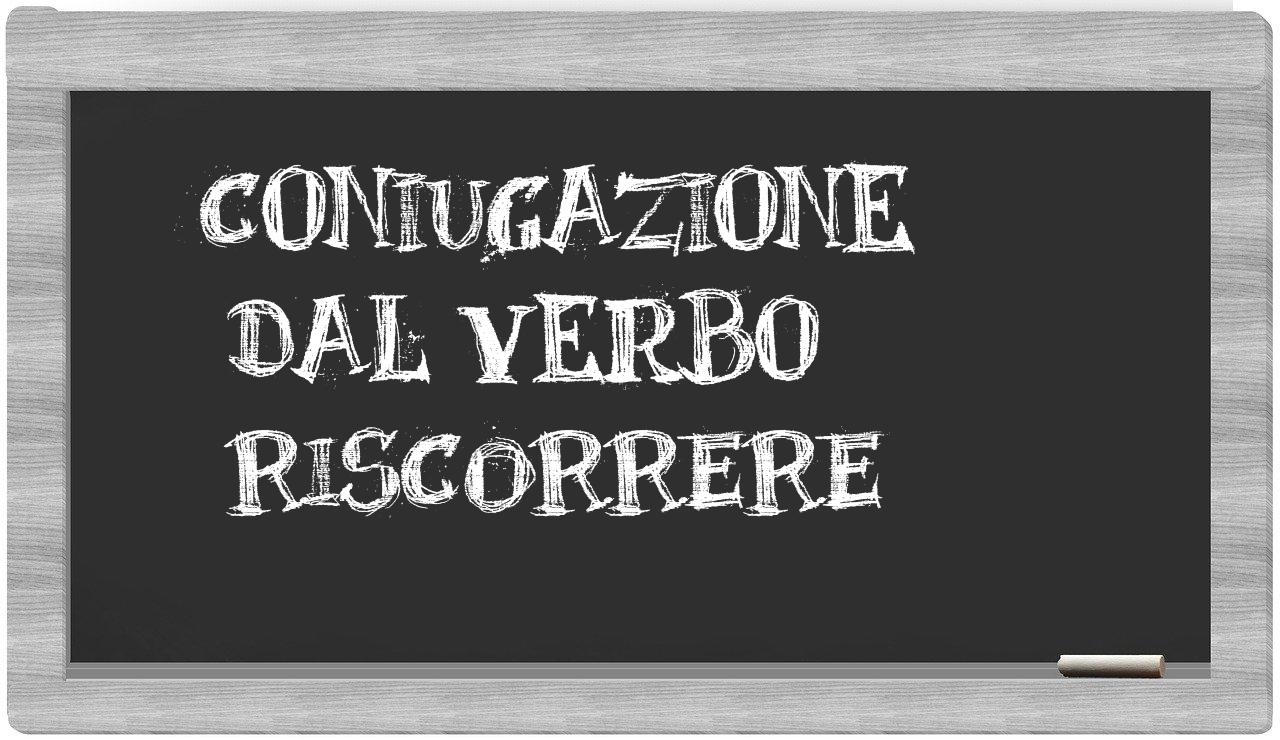 ¿riscorrere en sílabas?