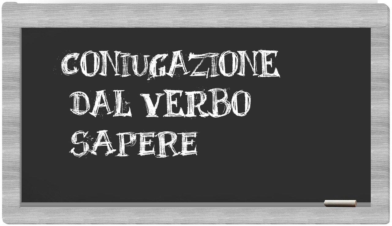 ¿sapere en sílabas?