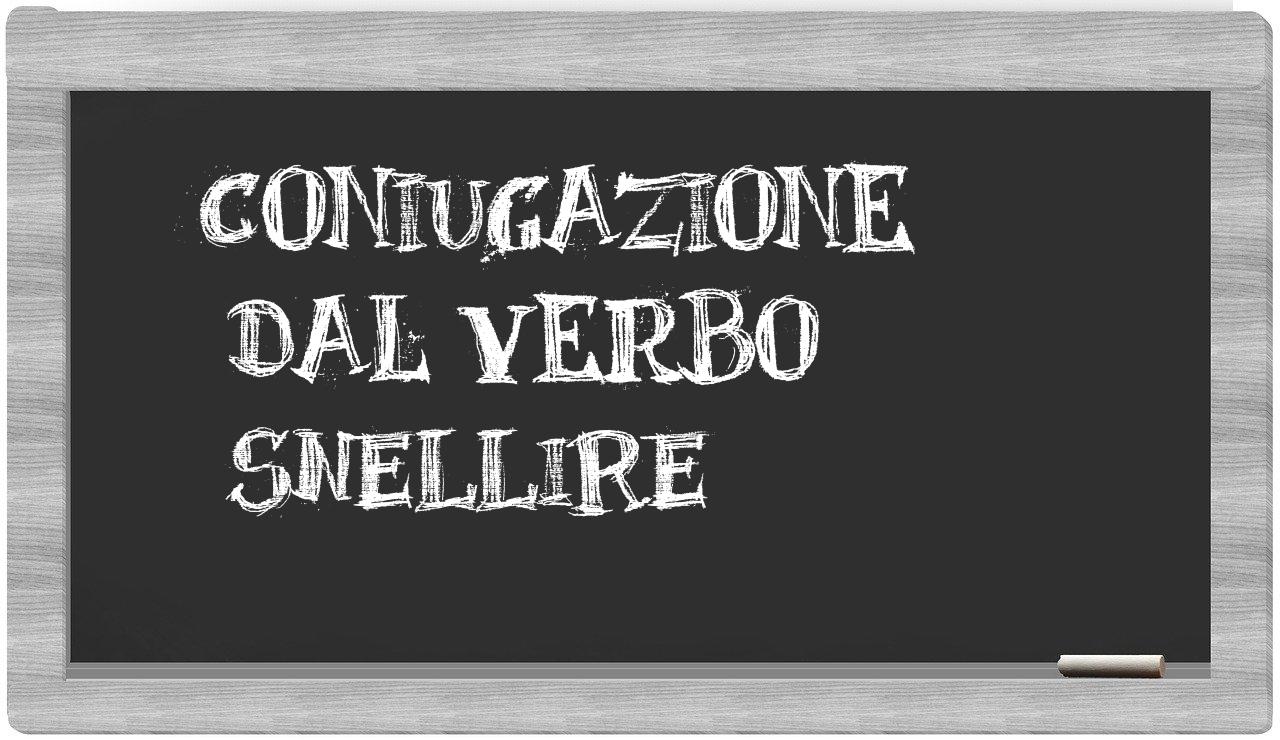 ¿snellire en sílabas?