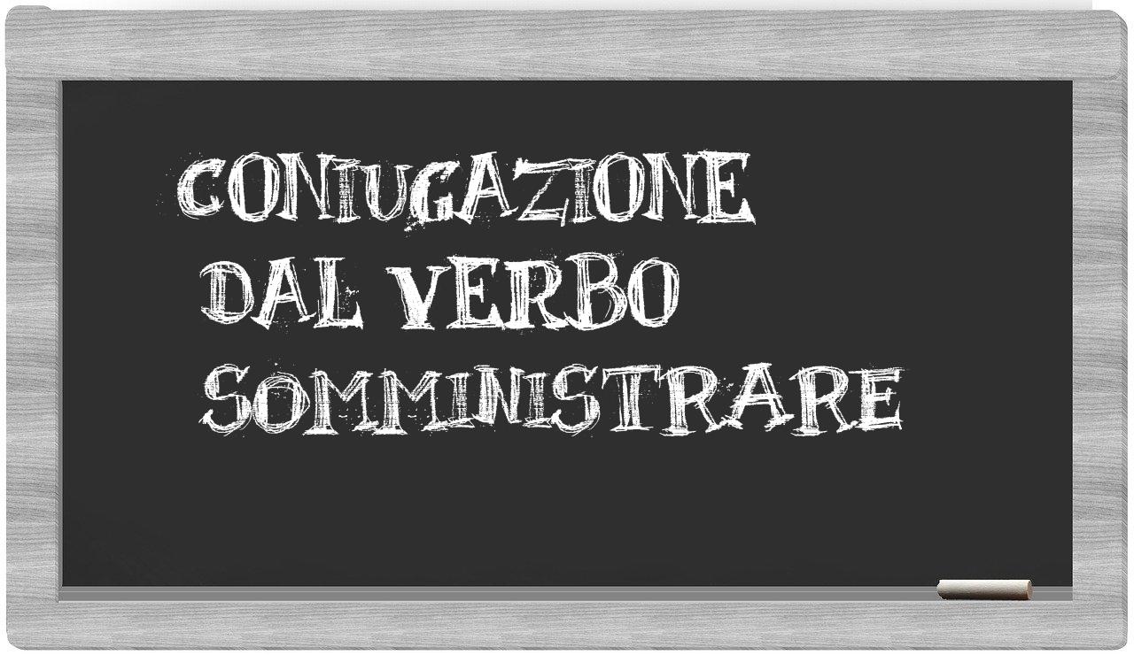 ¿somministrare en sílabas?