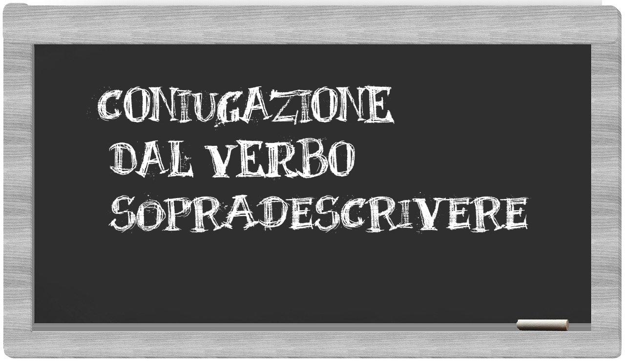 ¿sopradescrivere en sílabas?