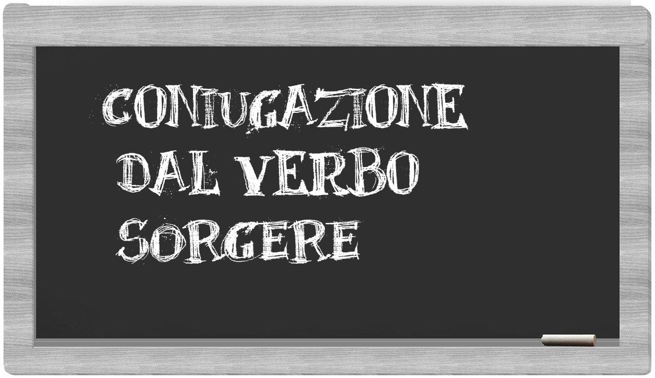 ¿sorgere en sílabas?
