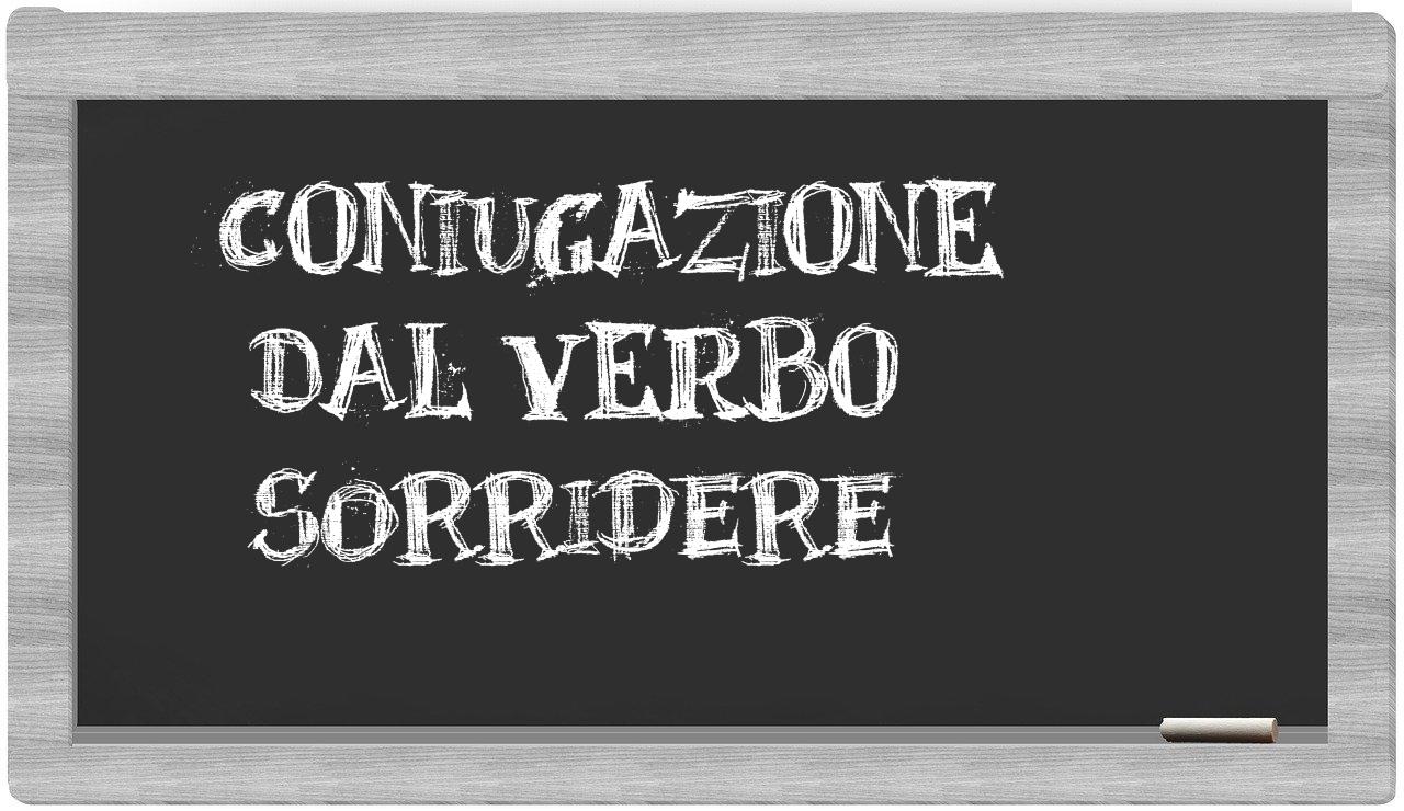 ¿sorridere en sílabas?