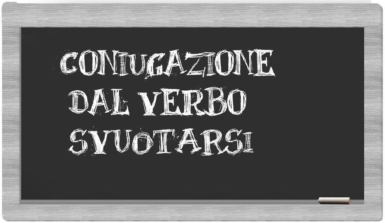 ¿svuotarsi en sílabas?