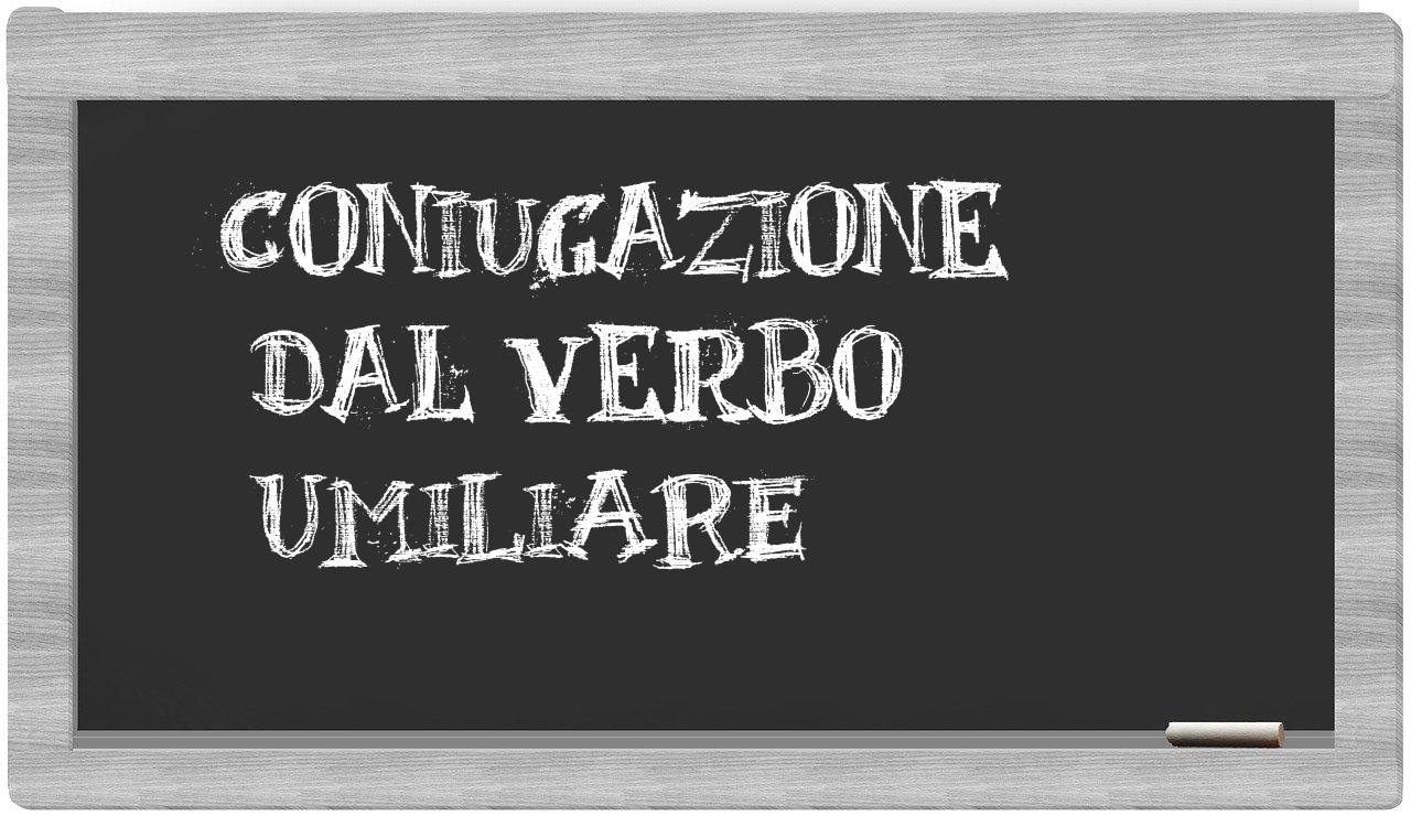 ¿umiliare en sílabas?