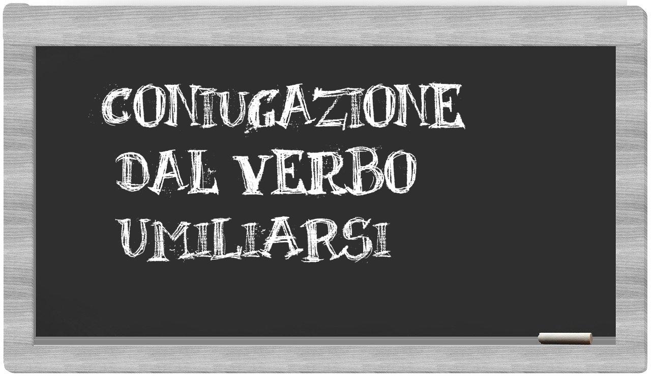 ¿umiliarsi en sílabas?
