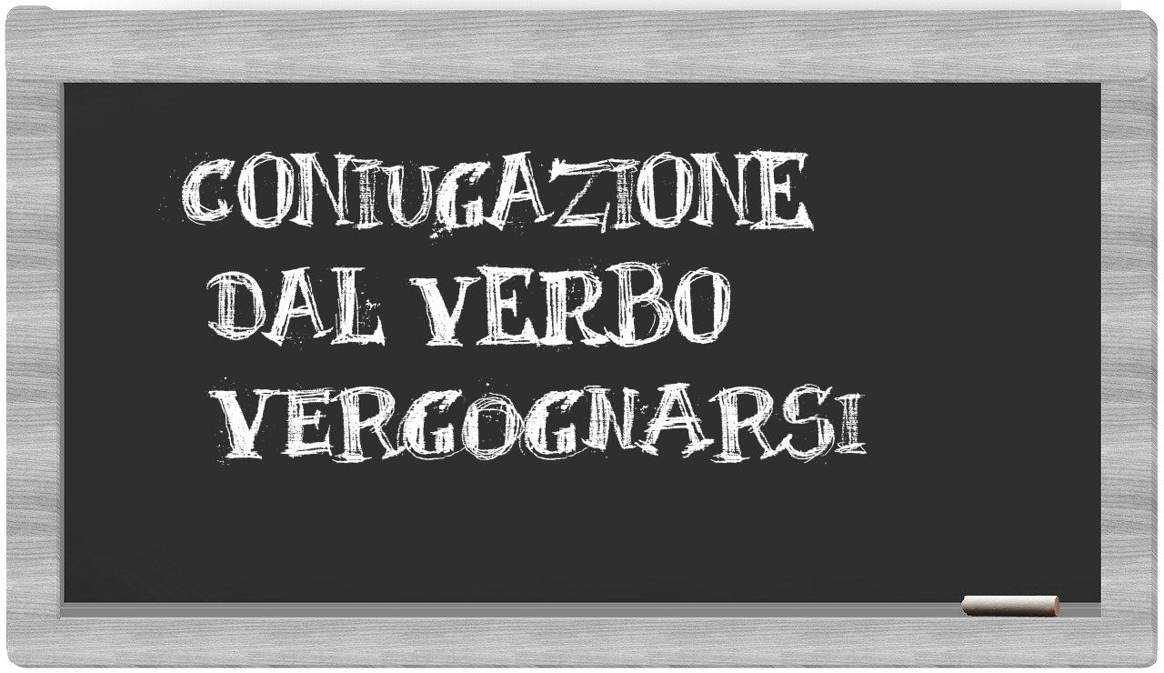 ¿vergognarsi en sílabas?
